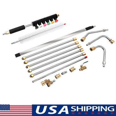 #ad #ad 24quot; Radiator Cleaning Wand With 25° Fan Nozzles Pressure Washer Extension Wand $69.99