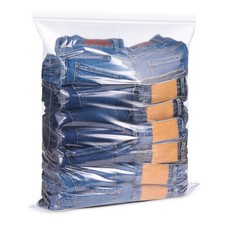 20 Count 18" x 24" Large 5 Gallon Plastic Zipper Storage Bags, 5 Gallon Clear...