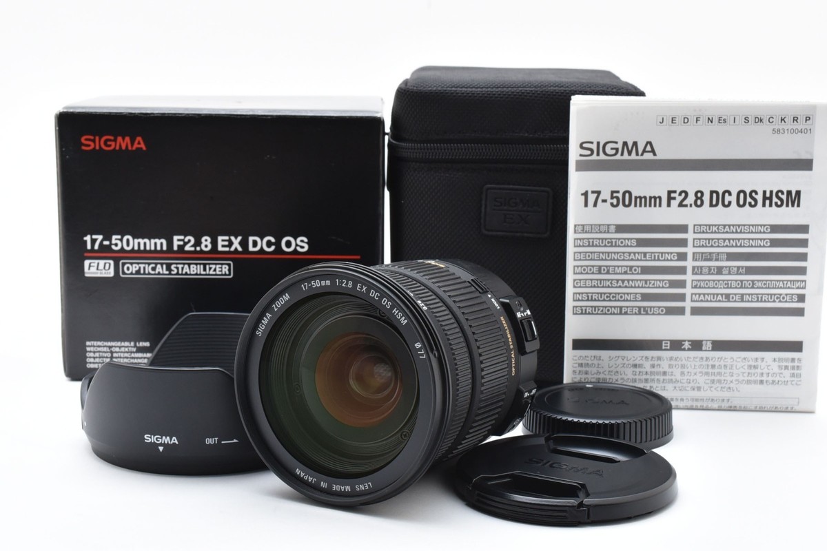 Top Mint* SIGMA 17-50mm F2.8 EX DC OS HSM AF Lens for SA