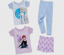 4 PIEZAS DISNEY Niña Frozen Pijama Princesa Elsa Anna Olaf Pantalón Camisa 3T 4T Niño Pequeño