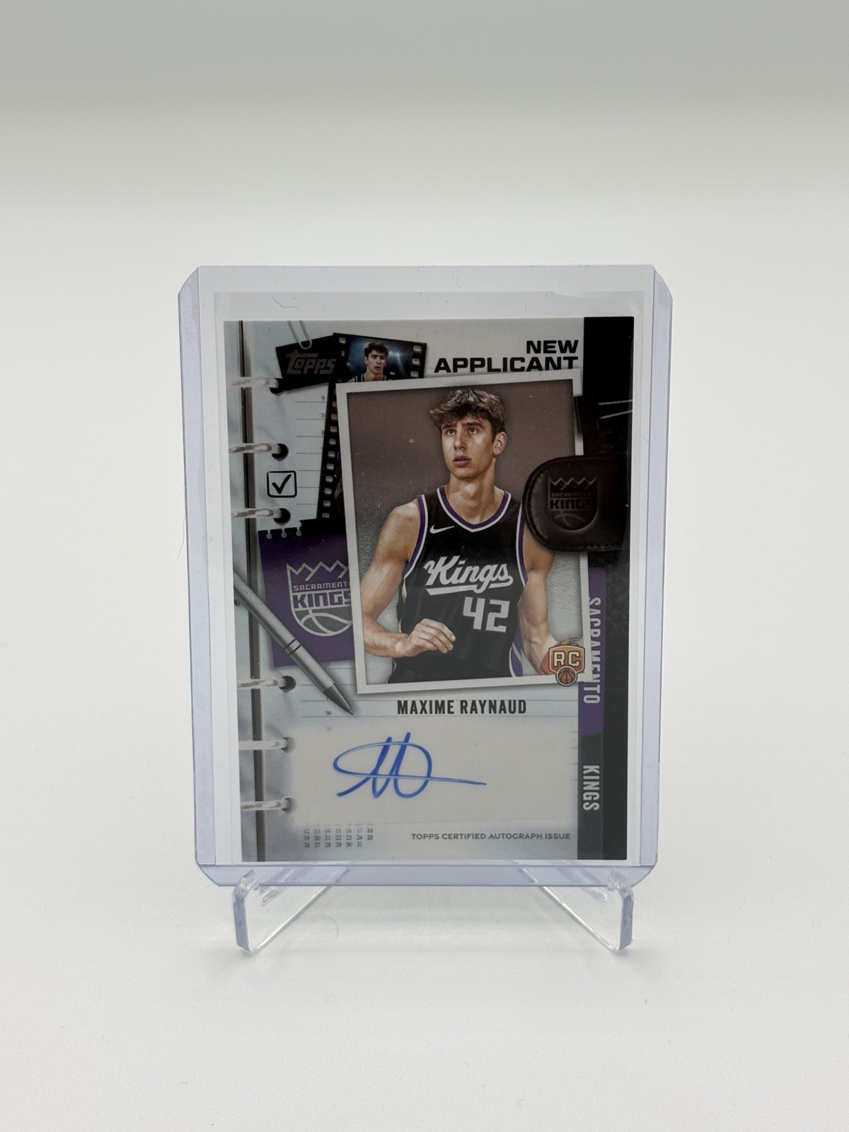 2025-26 Topps New Applicants Maxime Raynaud Rookie Auto Kings #NA-MR