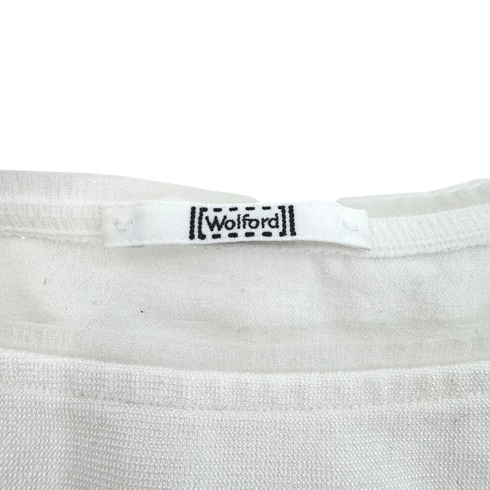 Regata Wolford branca bodysuit gola redonda encaixe virilha elástica - Imagem 4 de 4