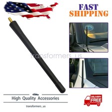 7 Short Black Antenna Mast Radio Amfm For Dodge Ram Ram 1500 2500 3500 09-20