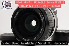 NEAR MINT Nikon Non-AI Nikkor 24mm f/2.8 Wide MF Lens Nikon F Mount Japan