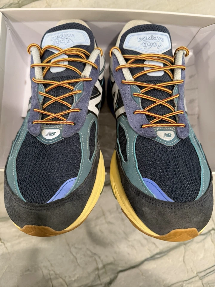 Size 12 - Action Bronson x New Balance 990v6 Made in USA Baklava - Image 4 of 4