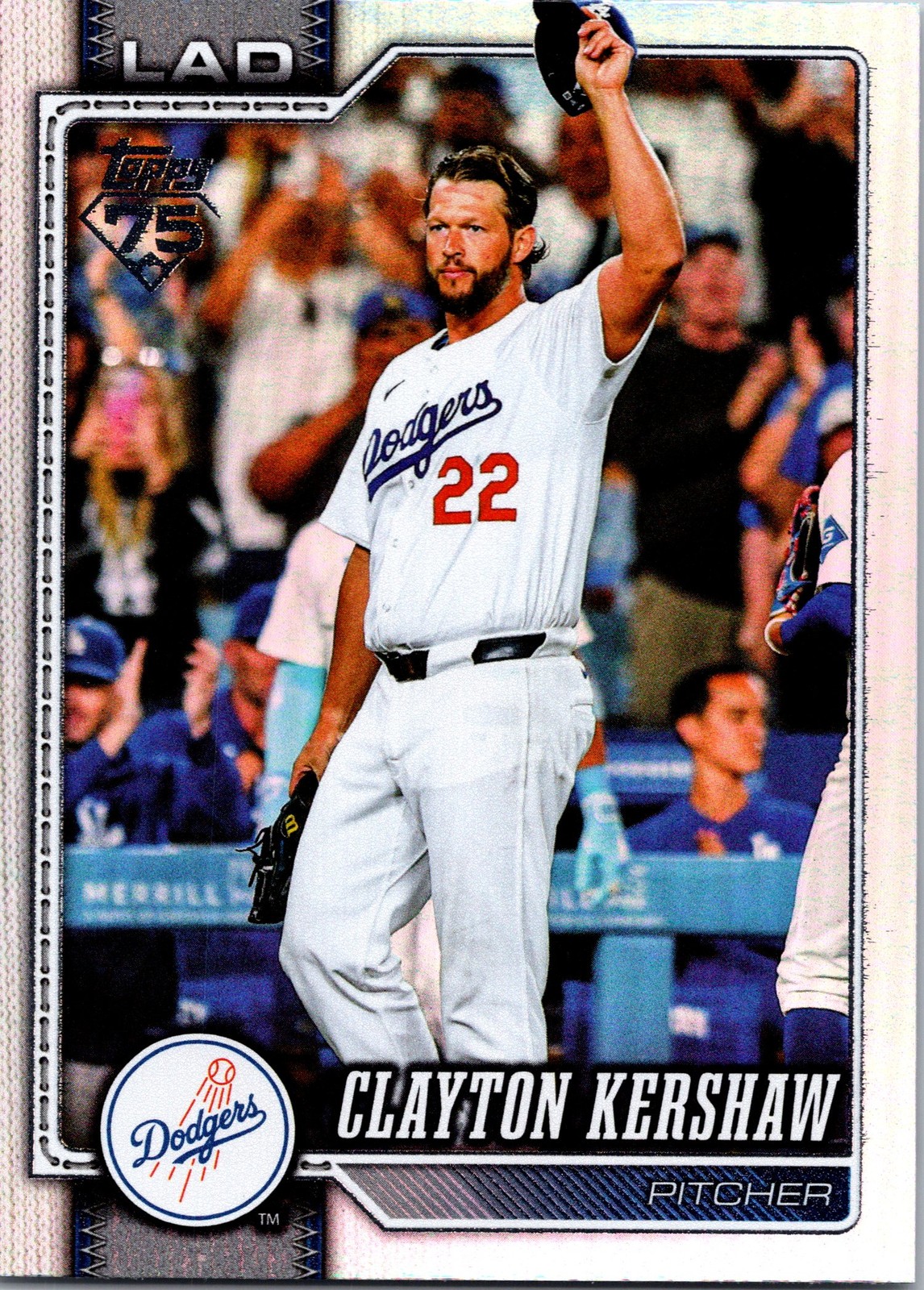 2026 Topps Series 1 CLAYTON KERSHAW #22 NM Rainbow Foil