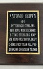 Antonio Brown #84 Pittsburgh Steelers Pro Bowl Wall Plaque & More — photo 3