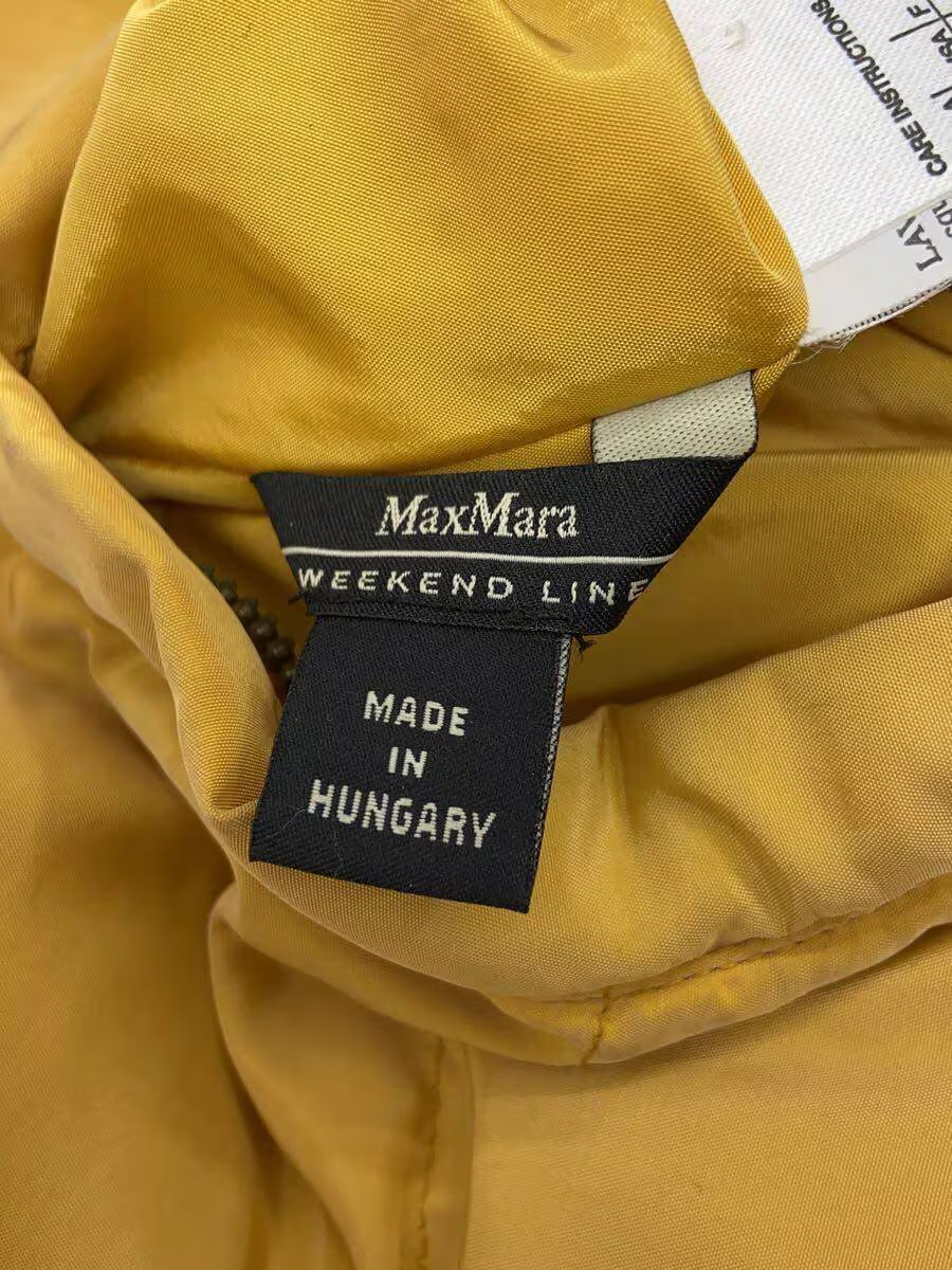 MAX MARA Jacket 44 Yellow Solid - image 3