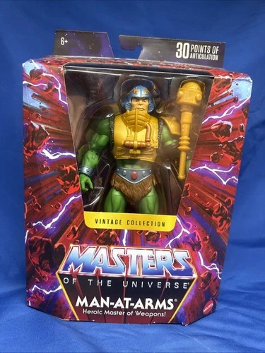 MOTU Masters of The Universe Masterverse Vintage Collection MAN-AT-ARMS Figure