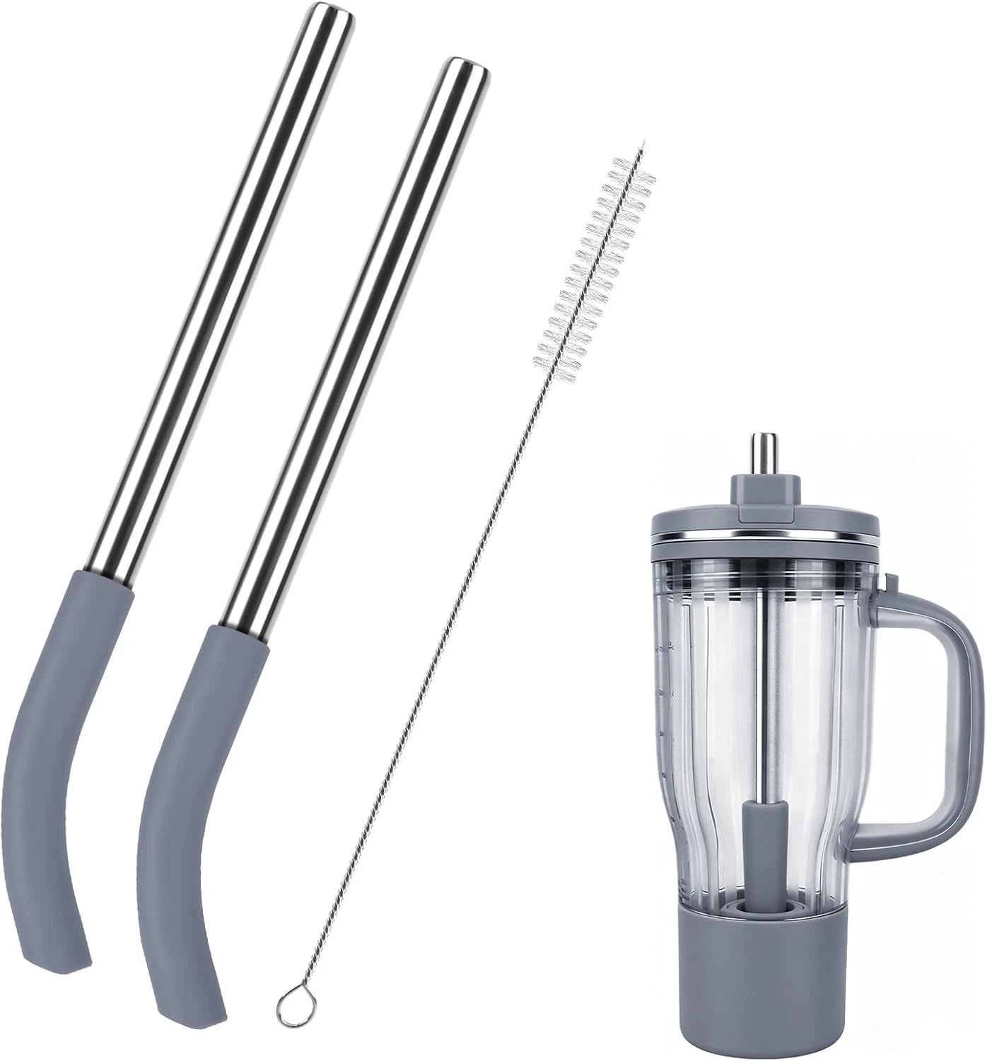 2Pcs Replacement Straw for Ninja BlendBOSS Personal Smoothie Blender Cup, Reusab
Opens in a new wind