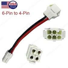 12V 6-Pin to 4-Pin PSU Power Cord For Kenwood TK-690/H TK-790/H TK-890/H Radio