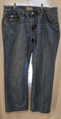 MEK Denim USA Jeans Men s Munich Bootcut 38X34 Y2K Distressed Embroidered