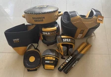 SPARBAR Gold Black Boxing Sparring Kit Shannon Briggs Personalized SB1