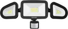 MEIKEE 42W Led Security Lights with Motion Sensor Black PIR Floodlights Outdoor