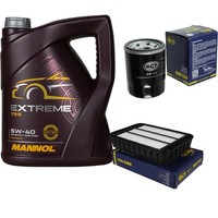 SCT Inspektionspaket 5L Mannol 5W-40 FüR Mitsubishi ASX 2.0I 1.6 Mivec Lancer