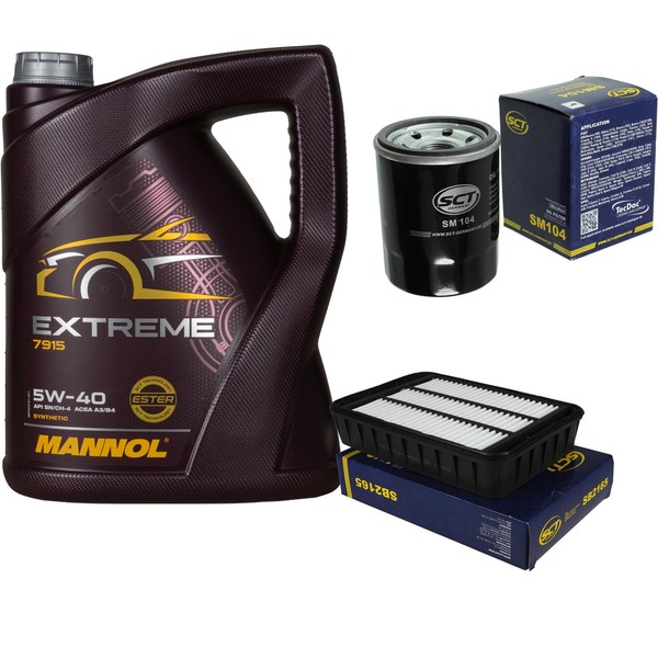SCT Inspektionspaket 5L Mannol 5W-40 FüR Mitsubishi ASX 2.0I 1.6 Mivec Lancer-image