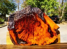 Rare Red AMBOYNA BURL LUMBER Live Edge Natural Slab DIY Epoxy Resin Table Top