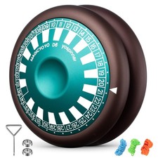 D6 Multifunctional Beginner Yoyo for , Looping Yoyo Professional with Fingers...