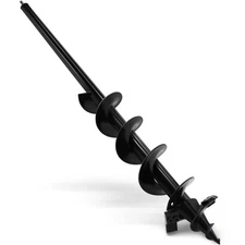 Auger Drill Bit for Planting - 3" x 36" Plant Auger for Cordless Drill - Bulb...