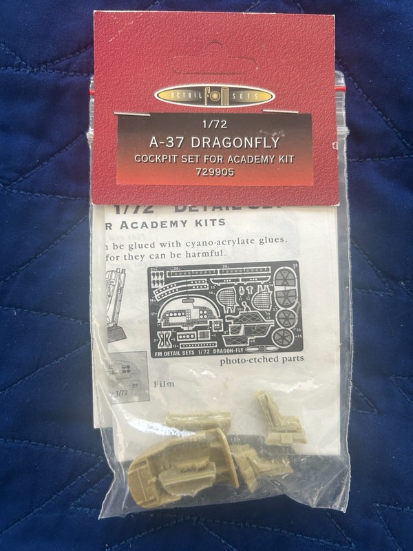 FM Cessna A-37 Dragonfly Resin & Photo Etch Complete Set for Academy - 1/72 New