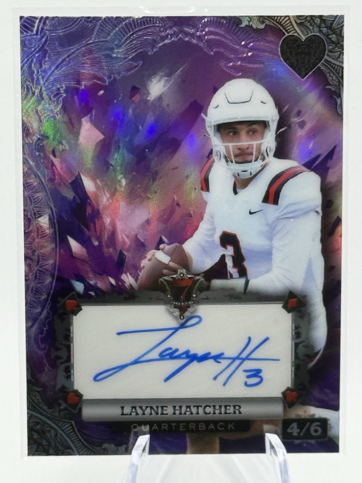 2024 Wild Card - Layne Hatcher 7 Card Stud  (RC,AU) #AH7CC-LH