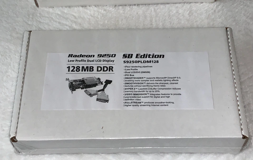 Radeon 9250 SB Edition Low Profile 128Mb S9250PLDM128 *NEW* - Image 2 of 4