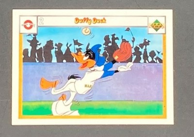 Daffy Duck 1990 Upper Deck Looney Tunes All-Star Comic Ball Card #1/17 N/Mint