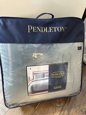 New Pendleton Rock Point Slate Twin Comforter...