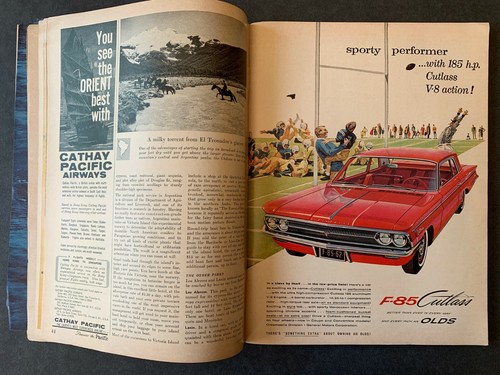 Sunset Magazine November 1961 1960's Lifestyle Travel Recipes Gardening Ads - Foto 7 di 11