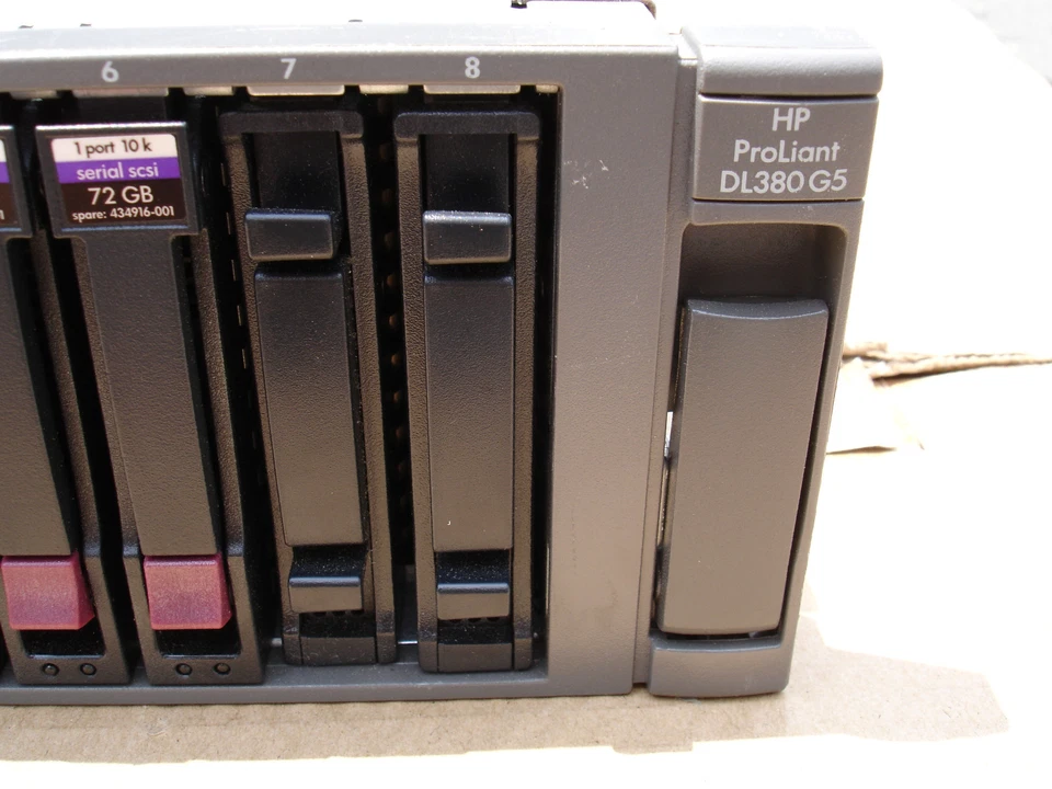 HP ProLiant DL380 G5 2.0GHz Quad Core X5130 4GB RAM 6x72GB 10K HD 2.5" - Image 2 of 4