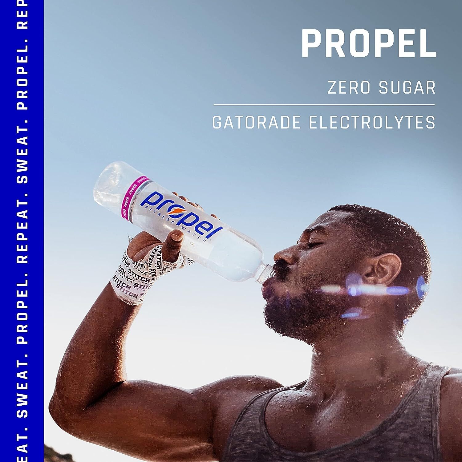 Propel, Lemon, Zero Calorie Sports Drinking Water with Electrolytes and