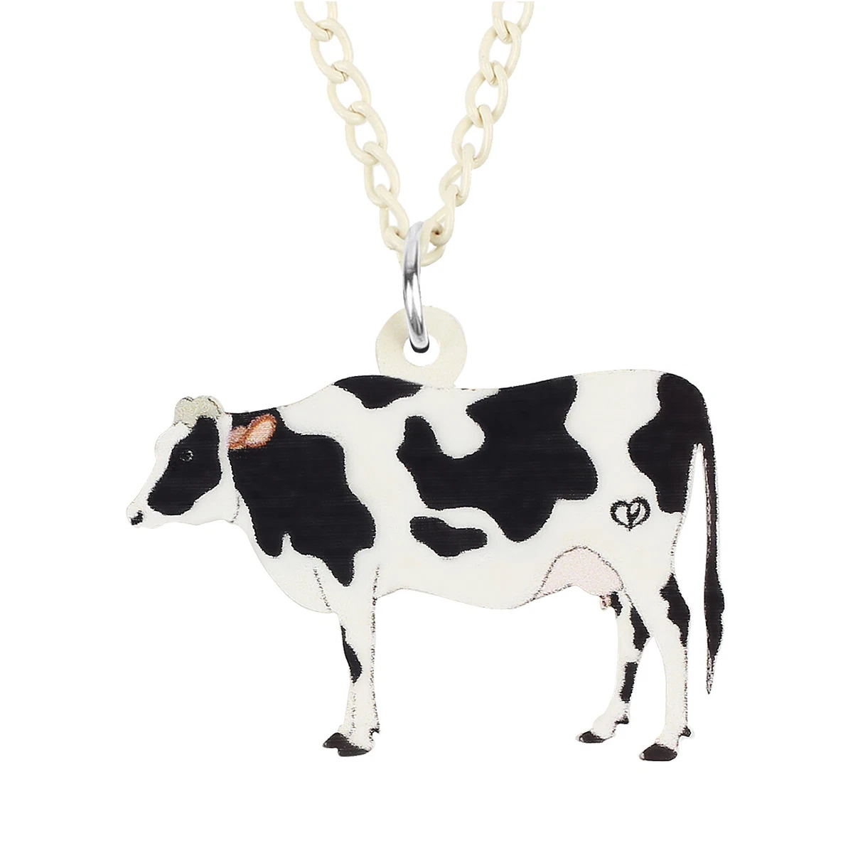 Cow cheap necklace charm