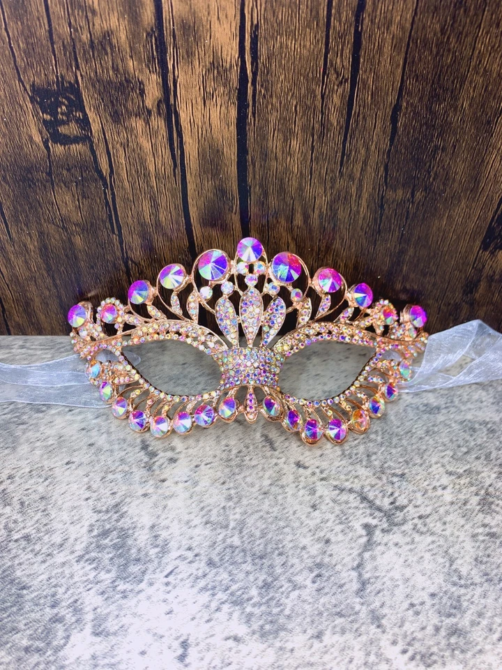 Venetian Mardi Gras Mask, Prom, New Year, Valentine, Masquerade Ball Party, Gift - Image 4 of 4