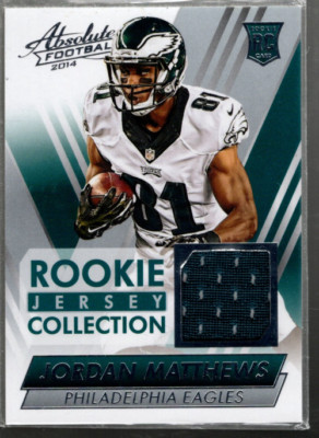 B1157- 2014 Absolute Rookie Trikot Sammlung # Rjjma Jordan Matthews - Nm-Mt