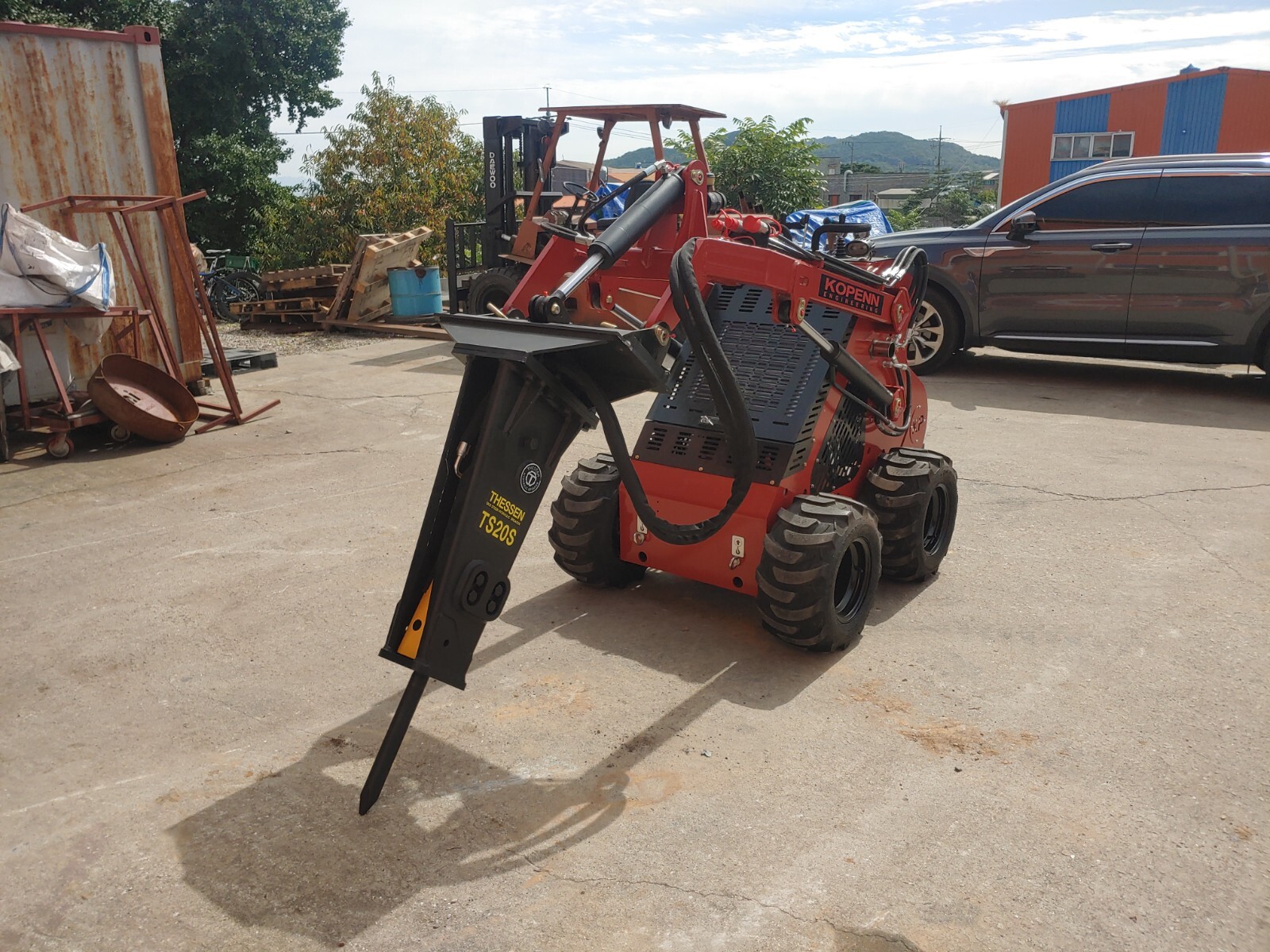 Universal MiniSkid Steer Breaker Hammer "TS20S" For Skid Steer Loader