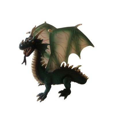 Schleich Fantasy Dragon Figurine Green & Cream 6  Tall Kids & Collectors