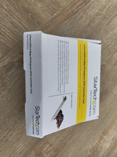 StarTech SATA 6Gbps PCIe PCI Express 2 Port Non-Raid Expansion Controller Card - Picture 3 of 3