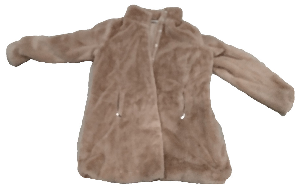 Rockmans faux fur coat size 18