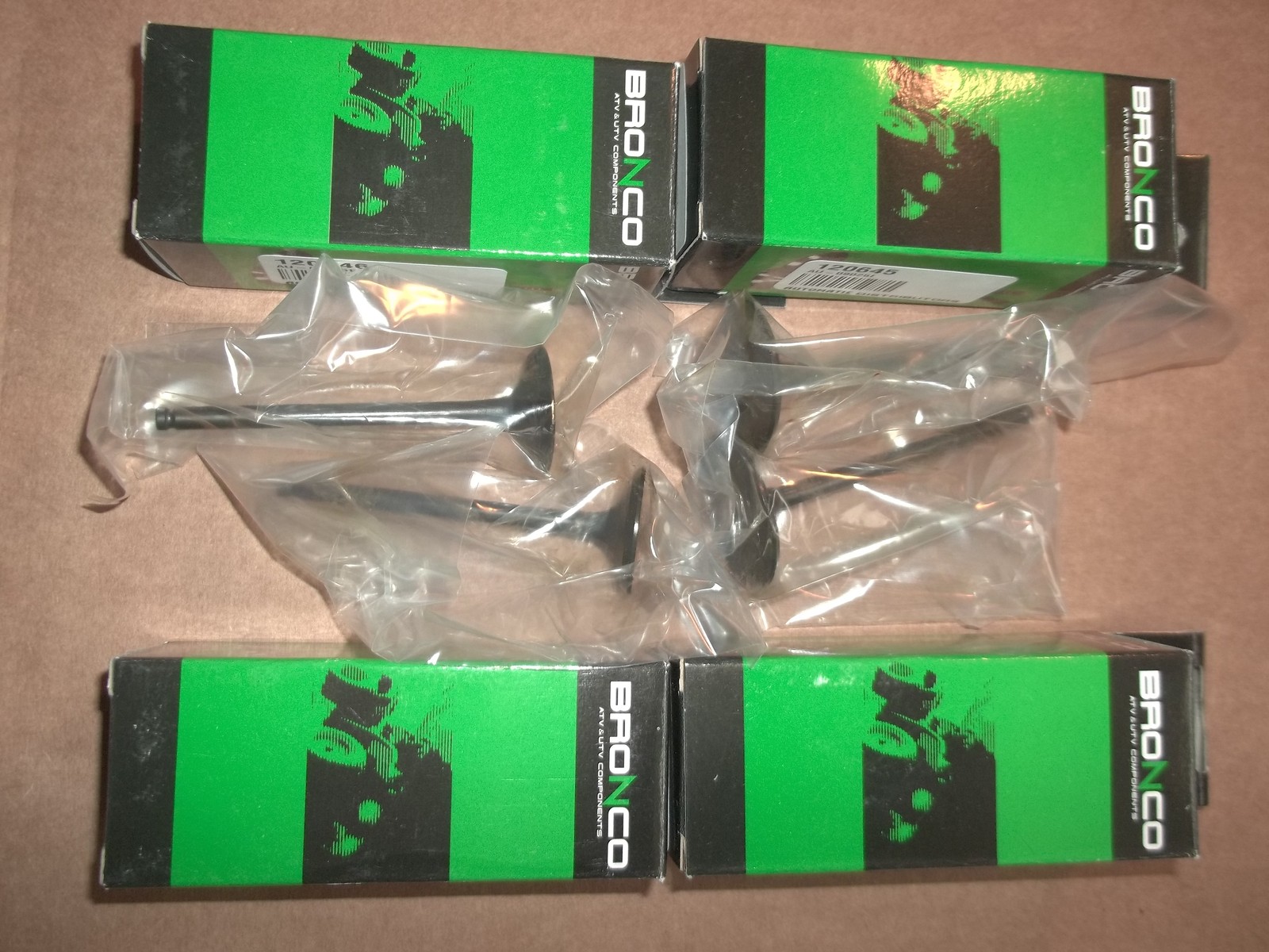 2 New Intake + 2 Exhaust Valves Suzuki LTZ Kawasaki KFX Arctic Cat DVX