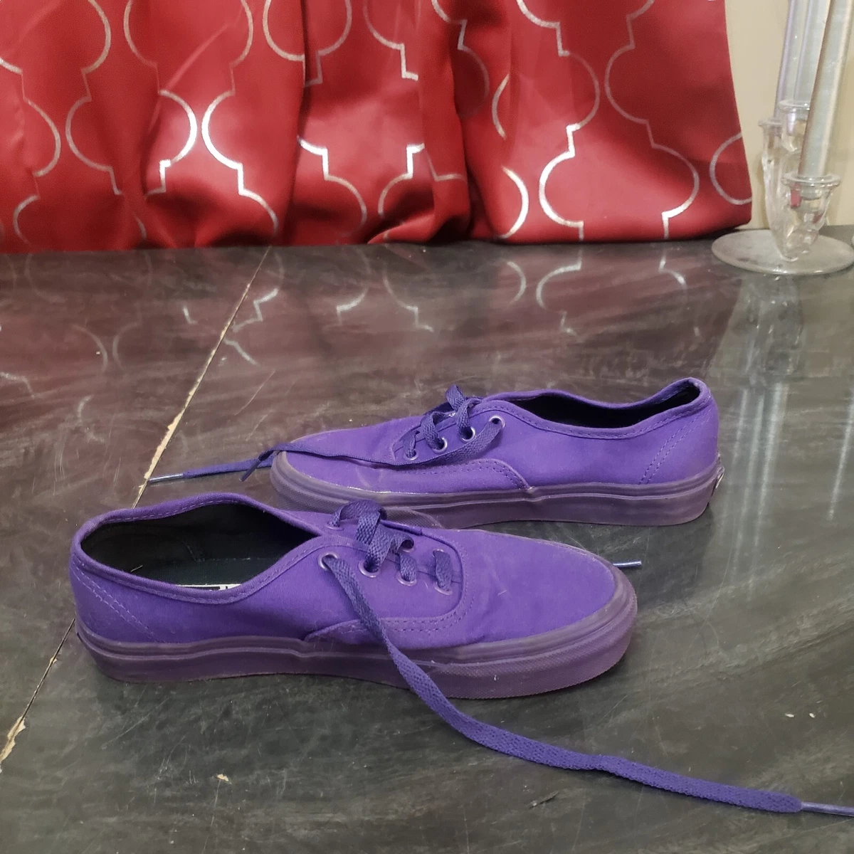 Vans off the clearance wall shoes purple