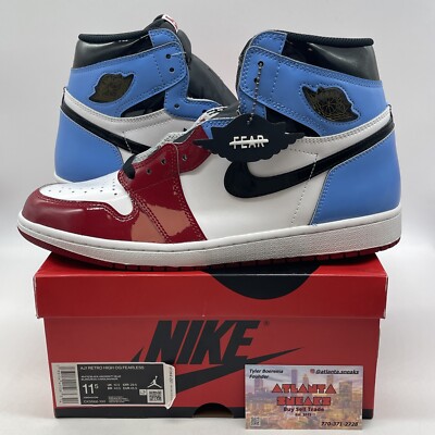 Size Jordan Retro OG High Fearless Blue Red White