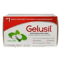 6 Pack Gelusil Antacid & Anti-gas Cool Mint Chewable Tablets 100 Tabs Each on sale 6 Pack Gelusil Antacid & Anti-gas Cool Mint Chewable Tablets 100 Tabs Each on sale