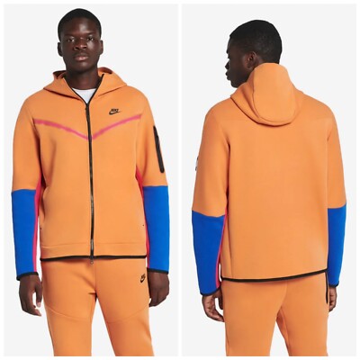 Nike Sportswear Tech Fleece Hoodie Size 3XL Mens Orange Curry CU4489-808  $130 195245439545 | eBay