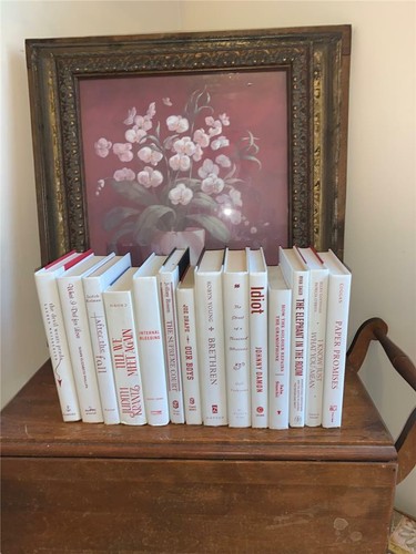 14 White w/ Red Lettering 10 R Metalic Decorator Books HC Interior Design - Foto 1 di 6