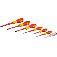 Bosch Professional Vde Schraubendreher-Set Tx Professional, 7-Teilig, Rot