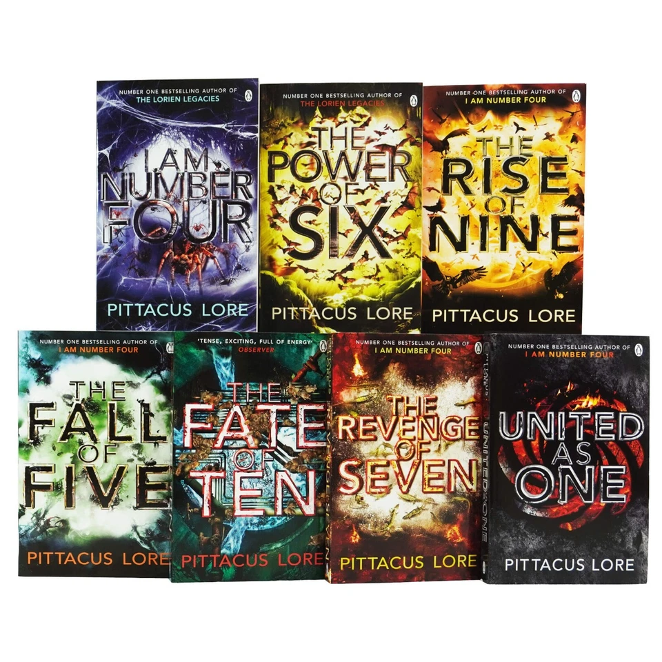 The Lorien Legacies Series 7 Books Set by Pittacus Lore - Ages 13+ - Paperback - Image 2 of 4