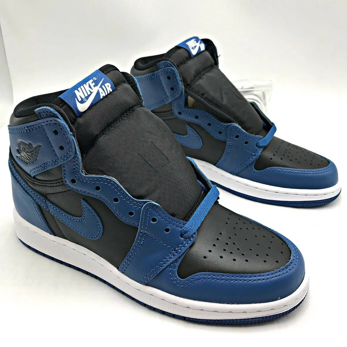 Nike Air Jordan 1 Retro High OG Dark Marina Blue (GS) Youth shoes 575441-404