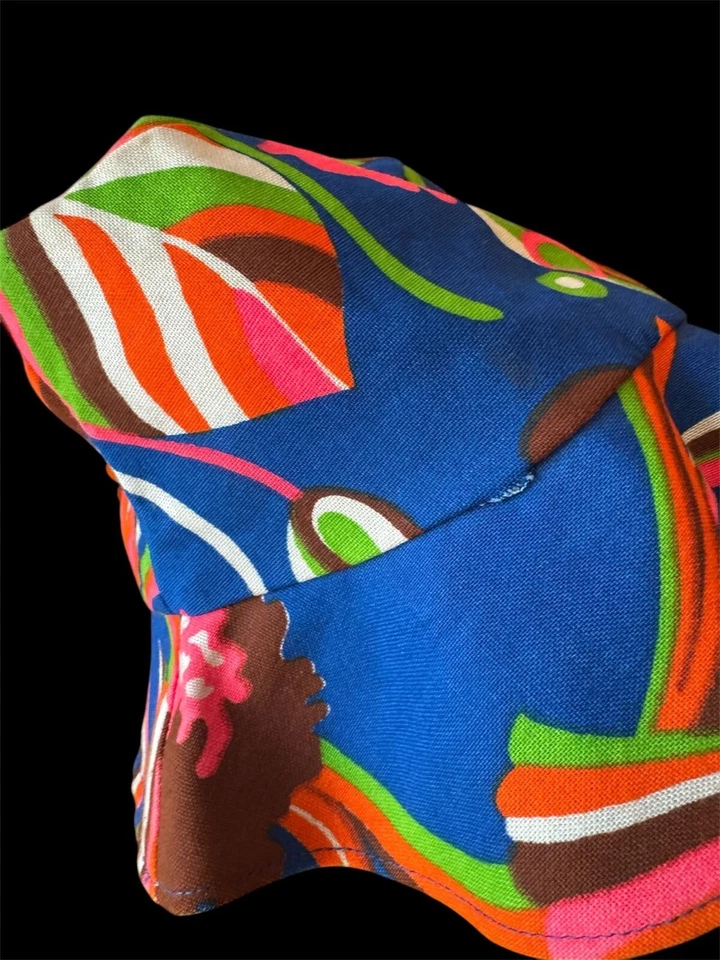 So Fab! Flower Power Floppy HAt - HECHO EN UNIÓN - GENIAL - AÑOS 60 Foto 3 de 4