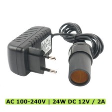 K36C Auto Spannungswandler 24W KFZ Netzadapter AC auf DC 12V Zigarettenanzünder