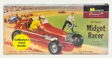 Monogram Classics 0001 Midget Racer Exact Scale Plastic Model Kit